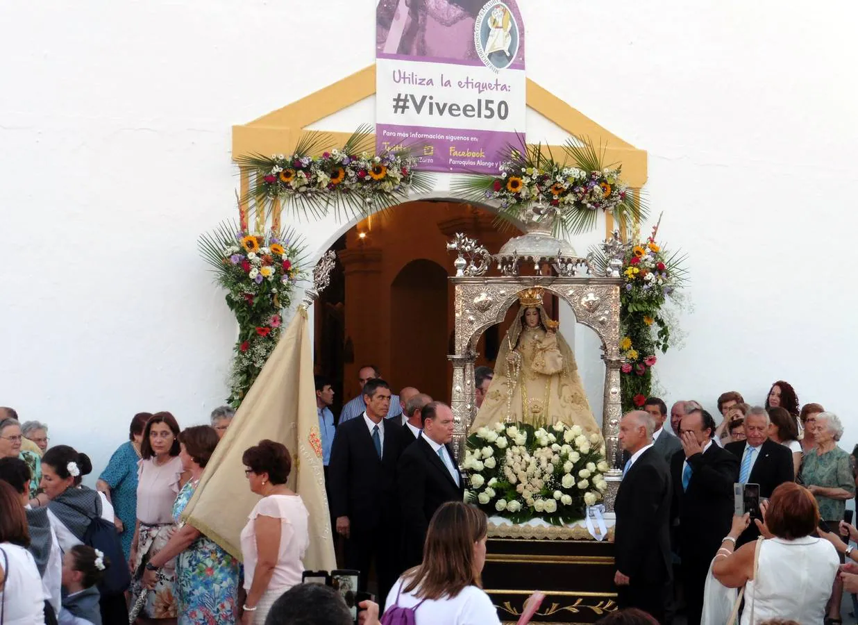 Procesión 50 aniversario de la coronación de la Virgen de las Nieves