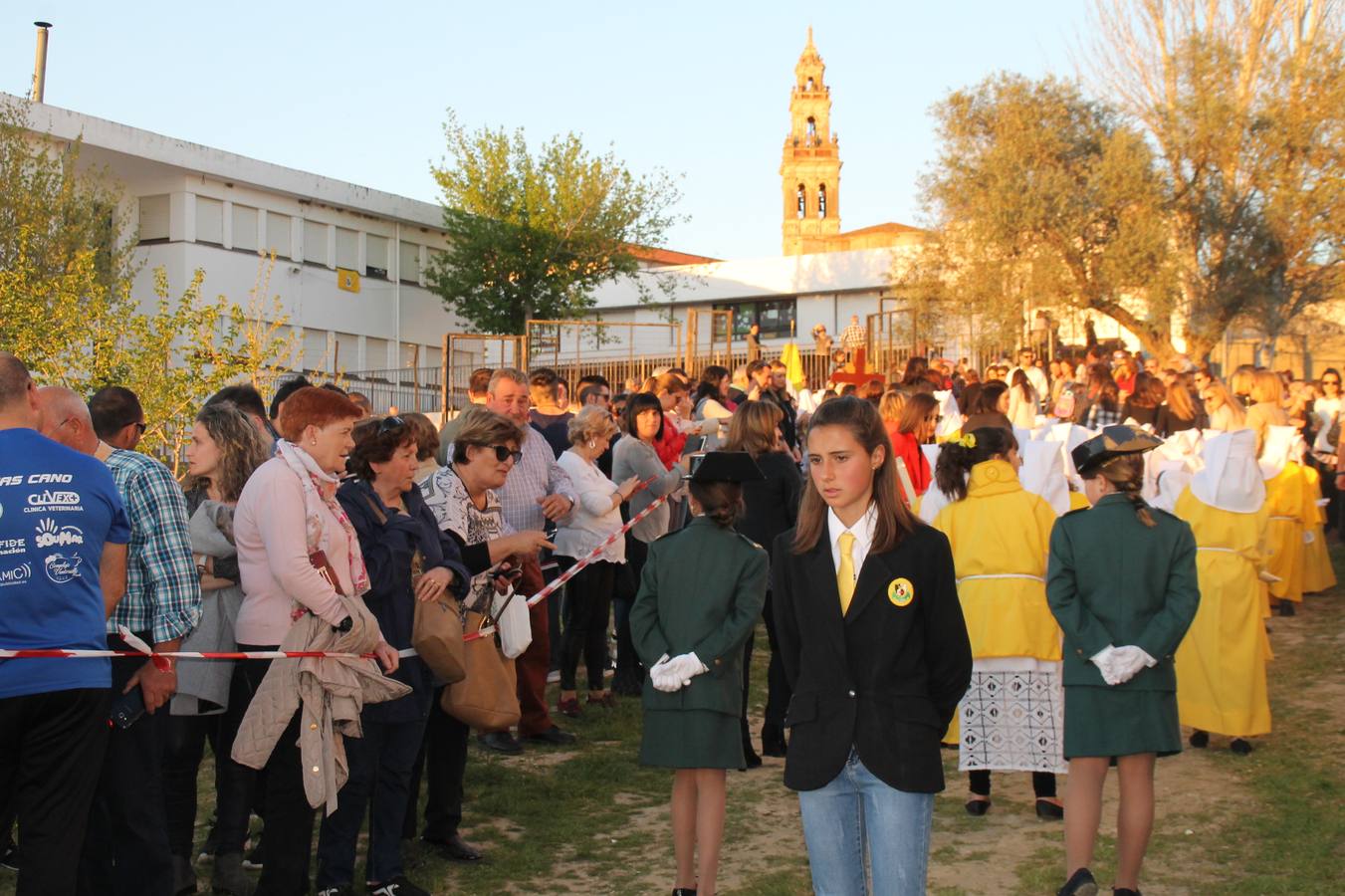 La Procesión infantil del Colegio 'El Rodeo' vuelve a ser reflejo de la fuerte identidad de la Semana Santa jerezana