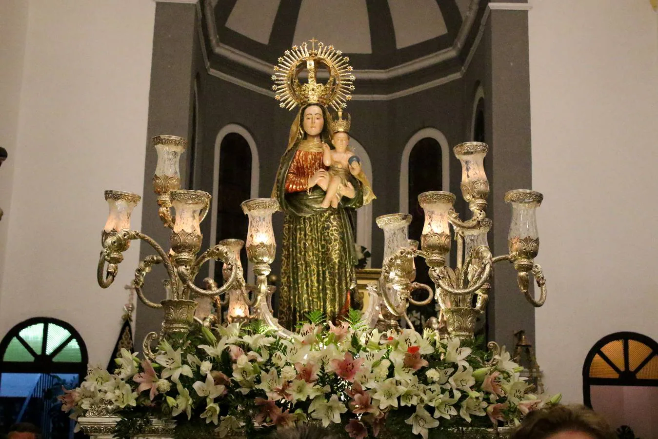Traslado de la Virgen de Aguasantas a su Santuario