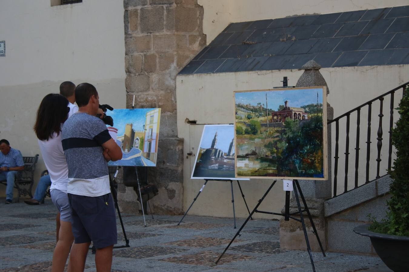 El XIV Concurso de Pintura al Aire libre 'Francisco Benavides' realza el rico patrimonio histórico-artístico de Jerez