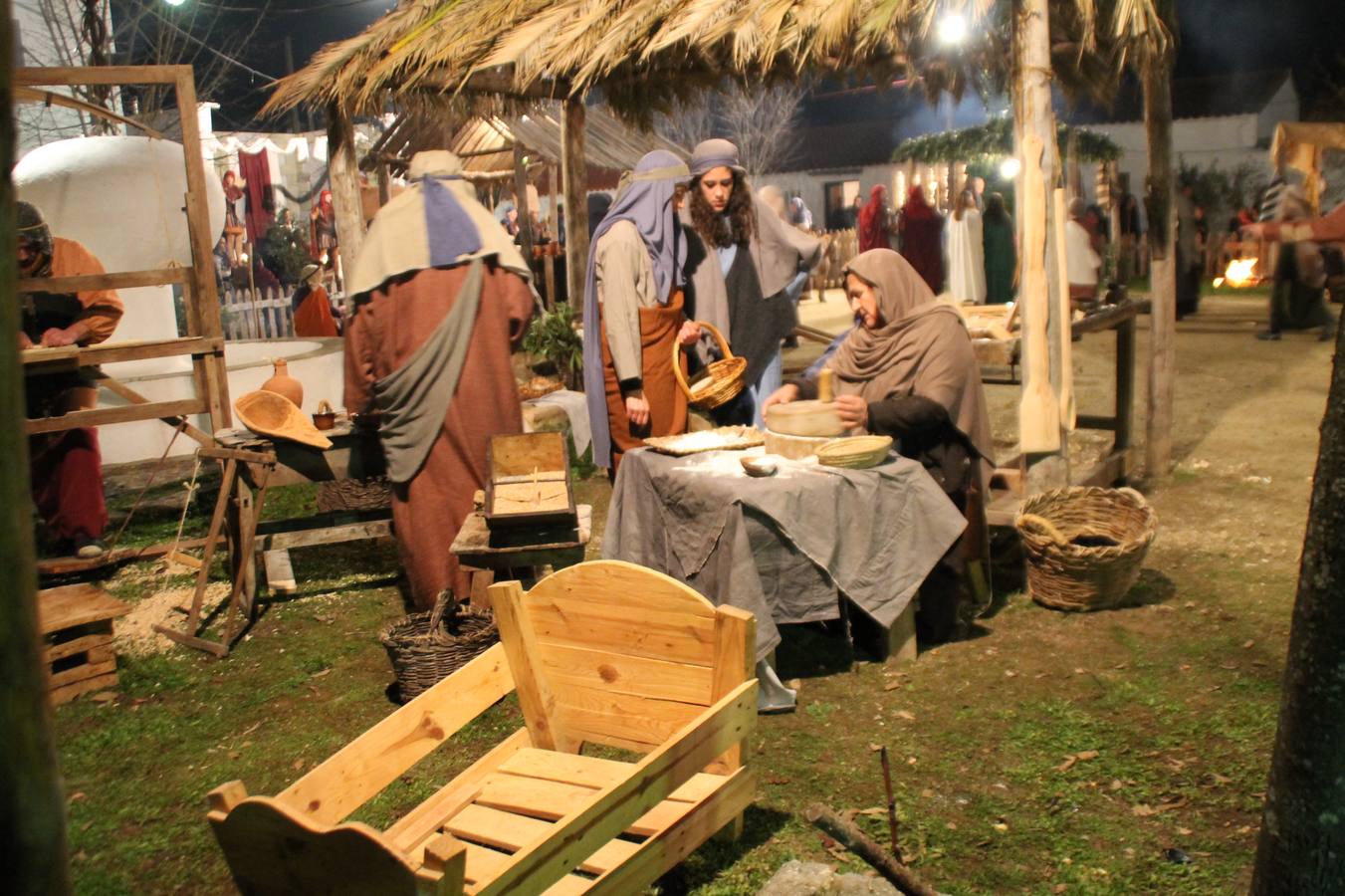tradición y espíritu navideño en el Belén viviente de La Bazana