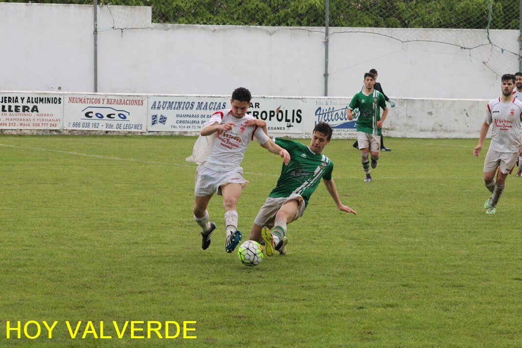 Racing Valverdeño - Aceuchal, 3-3 30ª jornada (08-05-2016)