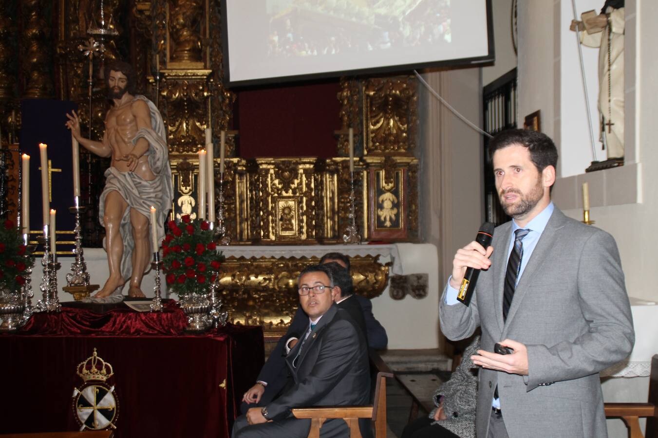 La imagen de 'Cristo Resucitad' ve realzado su valor artístico y expresividad tras su restauración por el escultor Rafael Martin Hernández