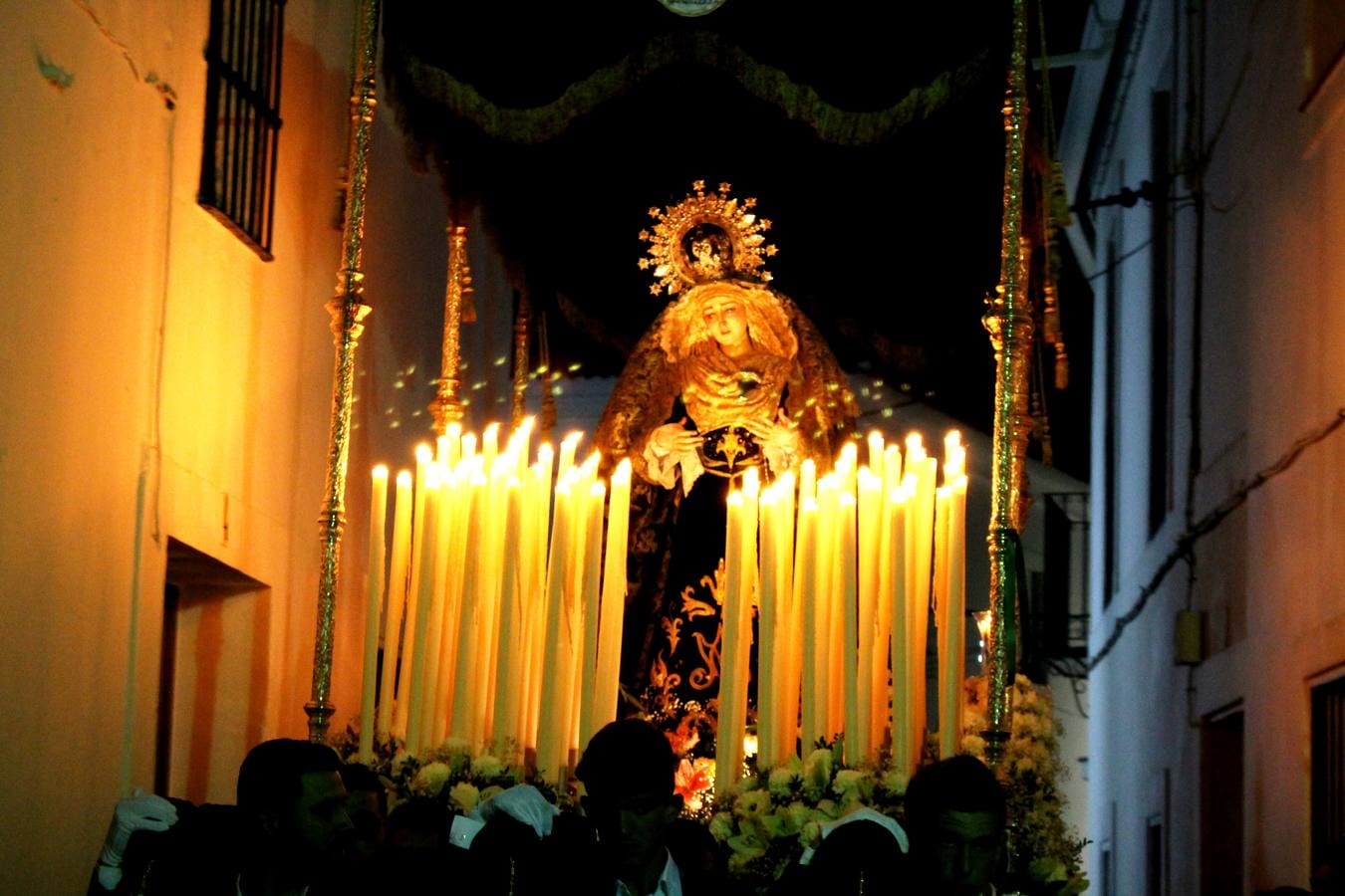 Jueves Santo: procesión del  Cristo de la Buena Muerte y de la Virgen de los Dolores