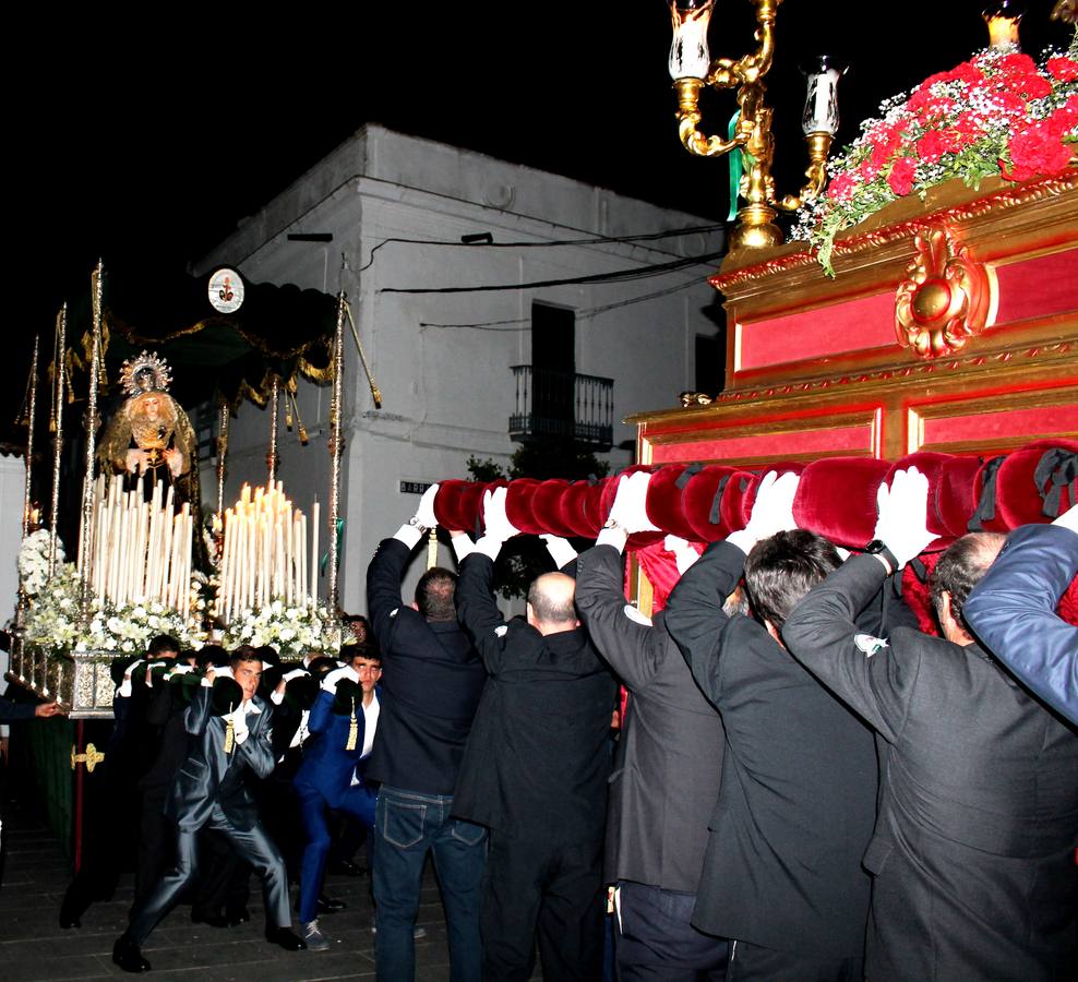 Jueves Santo: procesión del  Cristo de la Buena Muerte y de la Virgen de los Dolores