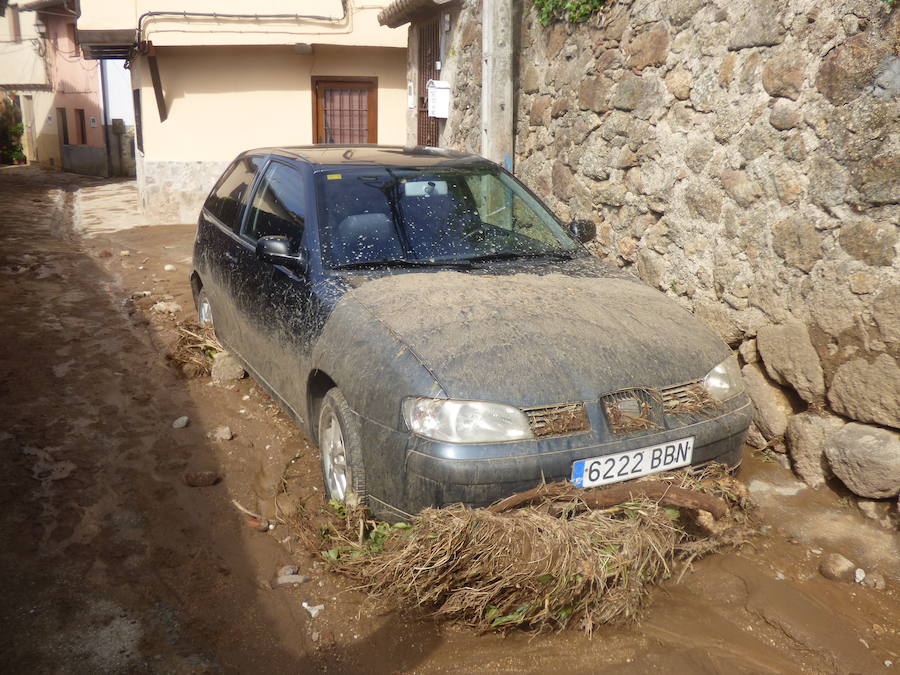 Inundación en Valverde de la Vera