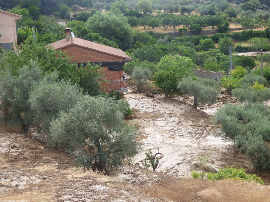 Inundación en Valverde de la Vera