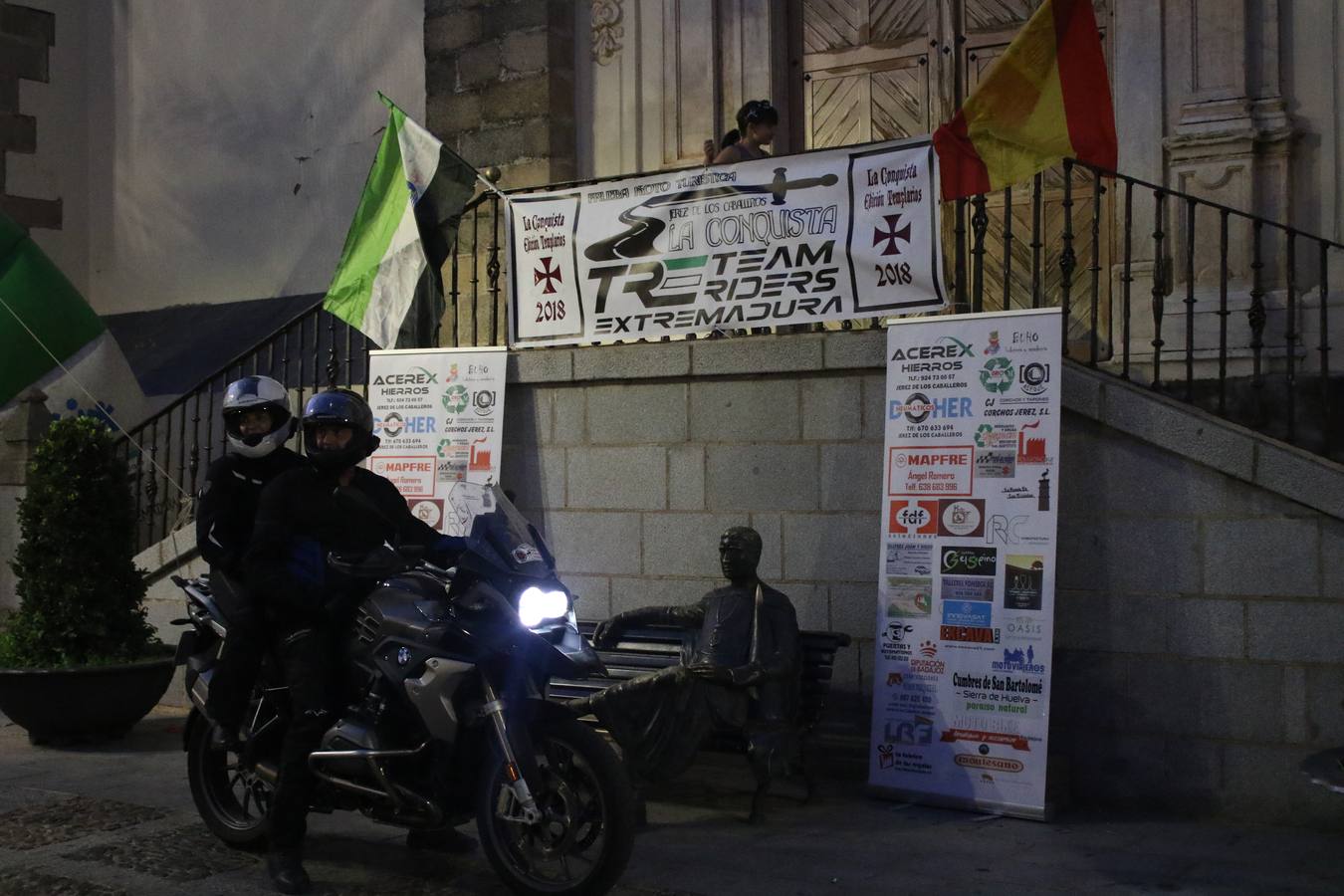 La III Ruta moto turística 'La Conquista' rinde homenaje a Los Templarios